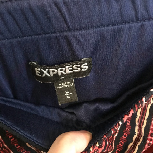 SALE 🛑Express Pink & Navy Tube Top Dress, Medium - Picture 7 of 8